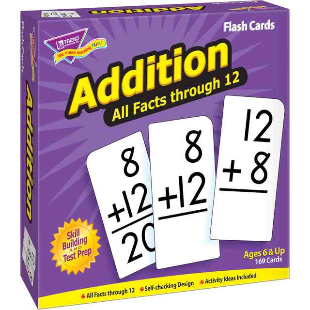 Trend Subtraction all facts through 12 Flash Cards - Theme/Subject: Learning - Skill Learning: Subtraction - 169 Pieces - 6+ - 169 / Box Trend Subtraction all facts through 12 Flash Cards - Theme/Subject: Learning - Skill Learning: Subtraction - 169 Pieces - 6+ - 169 / Box