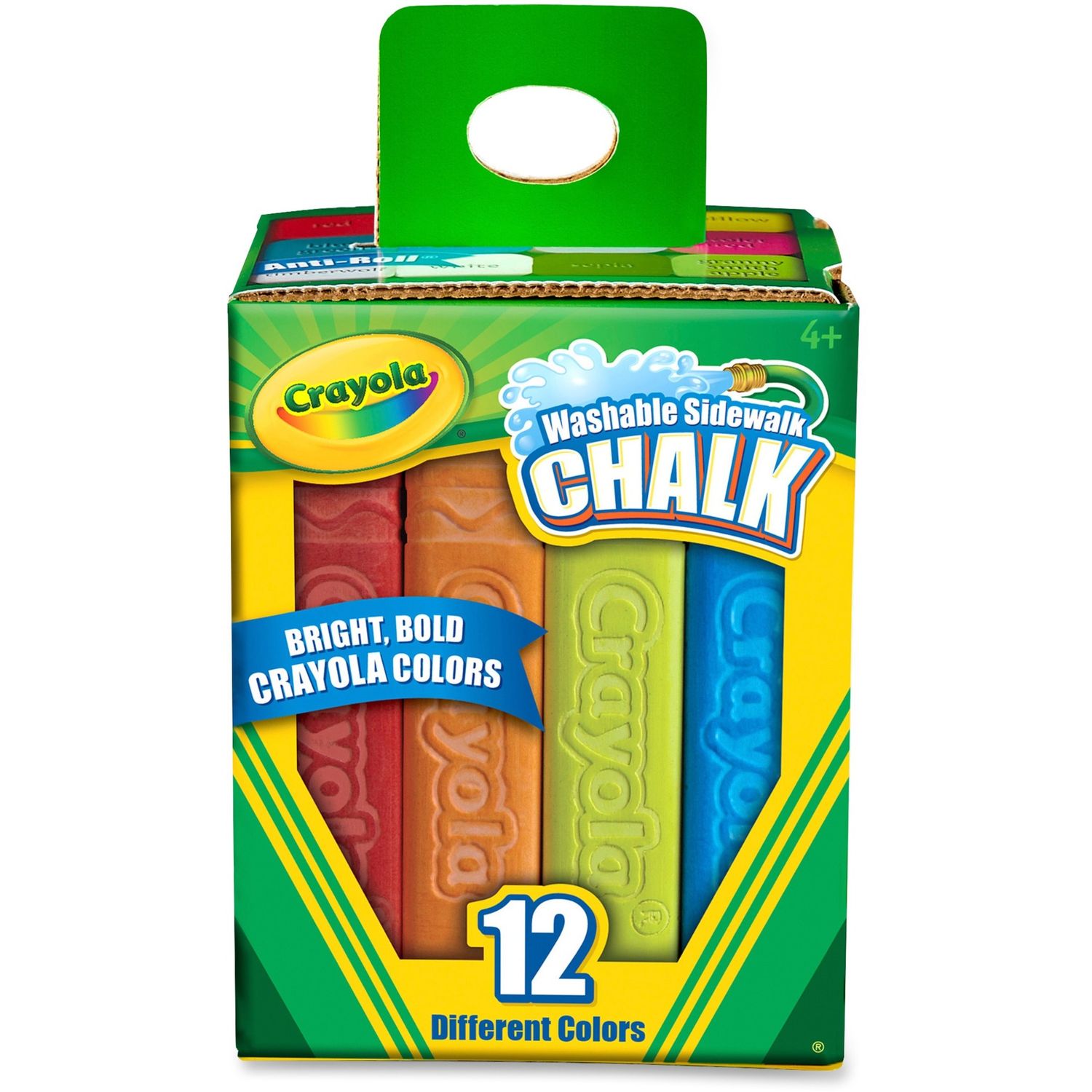 Crayola Outdoor Sidewalk Chalk, Tropical Colors, 48 Count