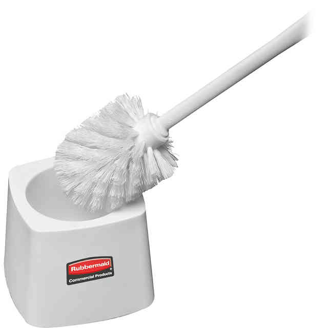 Rubbermaid Commercial Toilet Bowl Brush Holder - Vertical - Plastic - 24 / Carton - White Rubbermaid Commercial Toilet Bowl Brush Holder - Vertical - Plastic - 24 / Carton - White