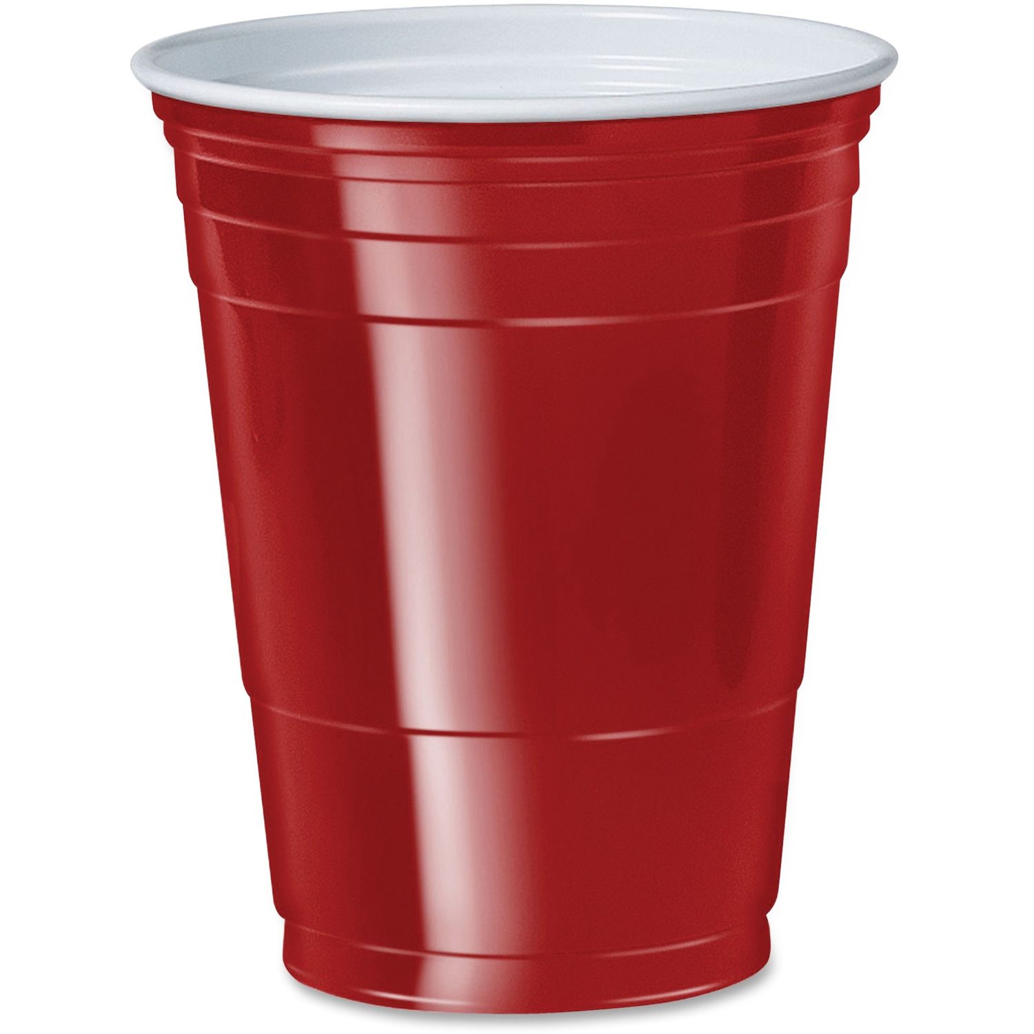 Alamo Solid Red Plastic Cups 16oz 15ct - Nimbus Imports