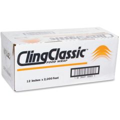 Glad Cling Wrap Plastic Wrap, 300 Square Foot Roll, Clear, 12/Carton -  Comp-U-Charge Inc