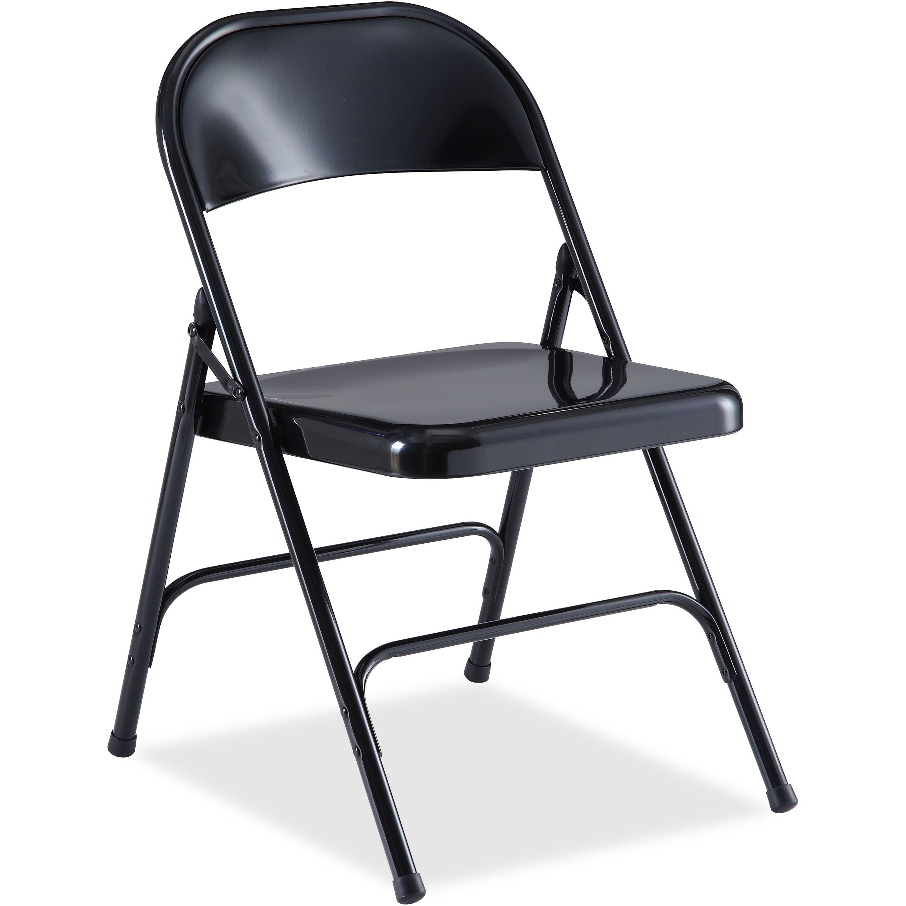 TUBULAR STEEL FOLDING CHAIR GRAY-