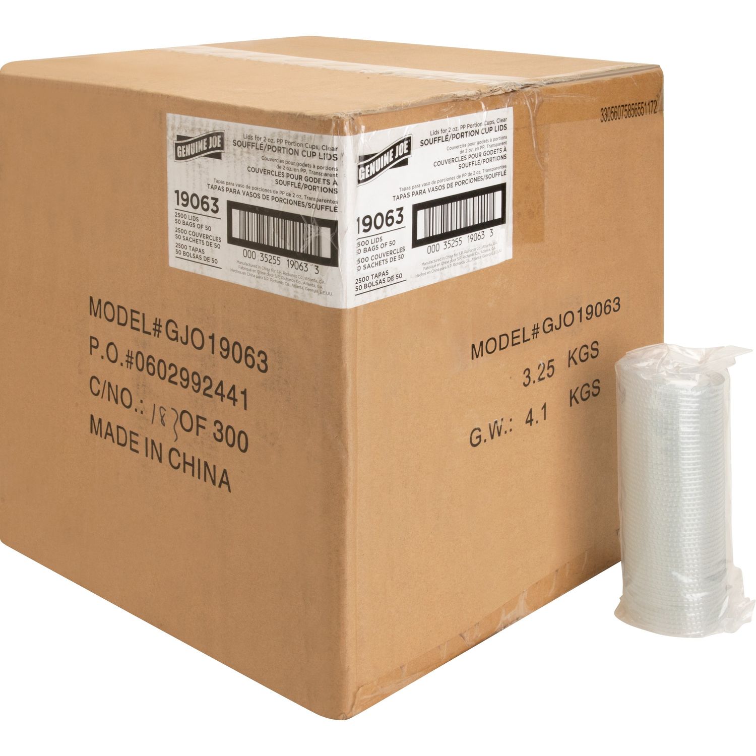 Genuine Joe 2 oz Portion Cups - 50.0 / Bag - 50 / Carton - Clear - Polystyrene - Beverage, Sauce Genuine Joe 2 oz Portion Cups - 50.0 / Bag - 50 / Carton - Clear - Polystyrene - Beverage, Sauce