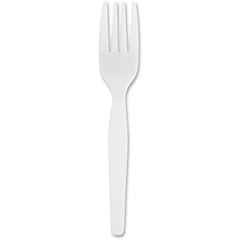 SOLO® Guildware Extra Heavyweight Plastic Cutlery, Knives, White, Bulk,  1,000/Carton