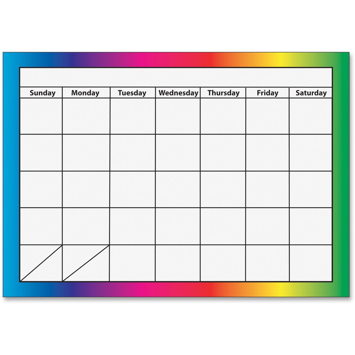 1-month Dry Erase Magnetic Calendar by Ashley Productions, Inc ASH10096