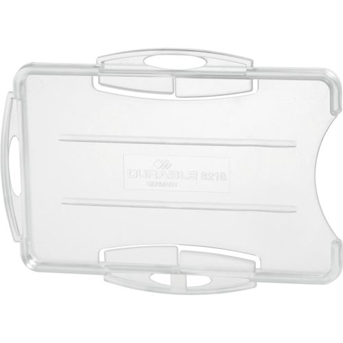 Clear Plastic ID Card Holders - Flexible - Pack of 10