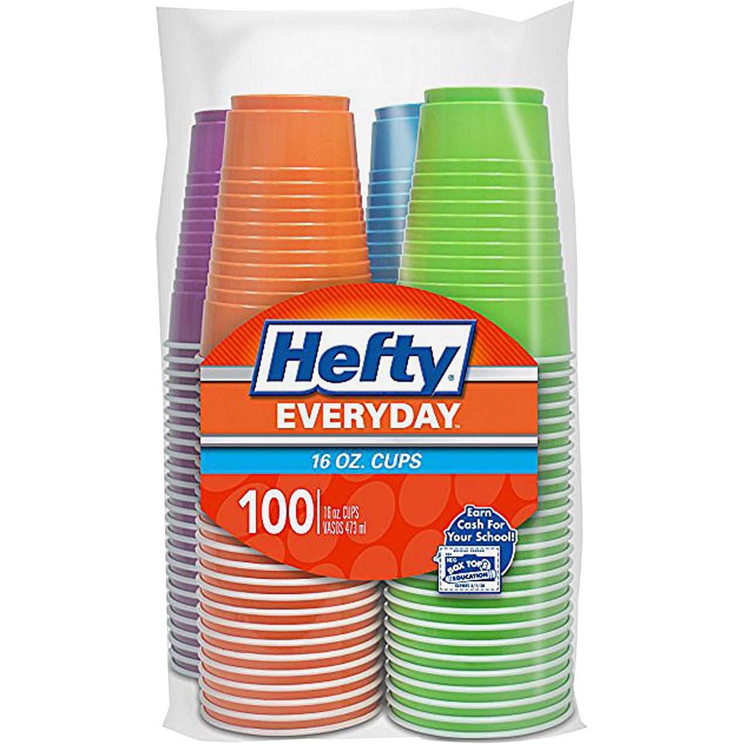 16 oz. Color Everyday Cups by Pactiv Corporation PCTYC160FC10ODO