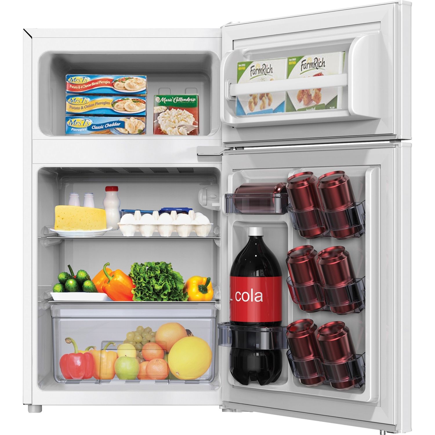 RA31B0W 3.1 Cubic Foot 2-door Compact Refrigerator by Avanti Products  AVARA31B0W | OnTimeSupplies.com