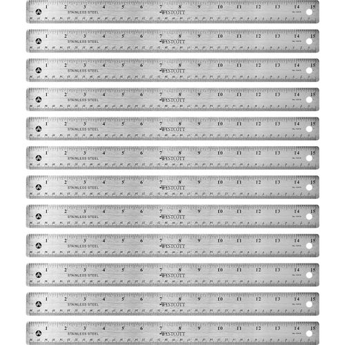 Metric Imperial Rulers. Scale for a Ruler in Inches and