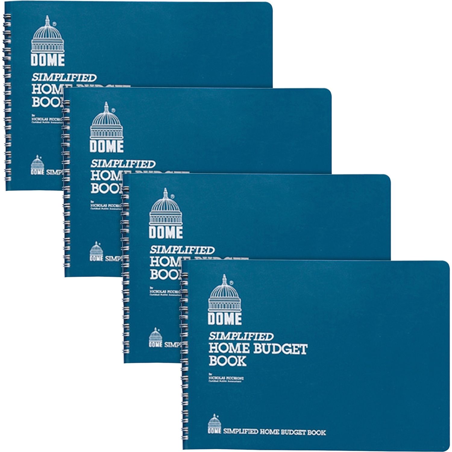 Simplified home budget book by dome enterprises dom840bd 