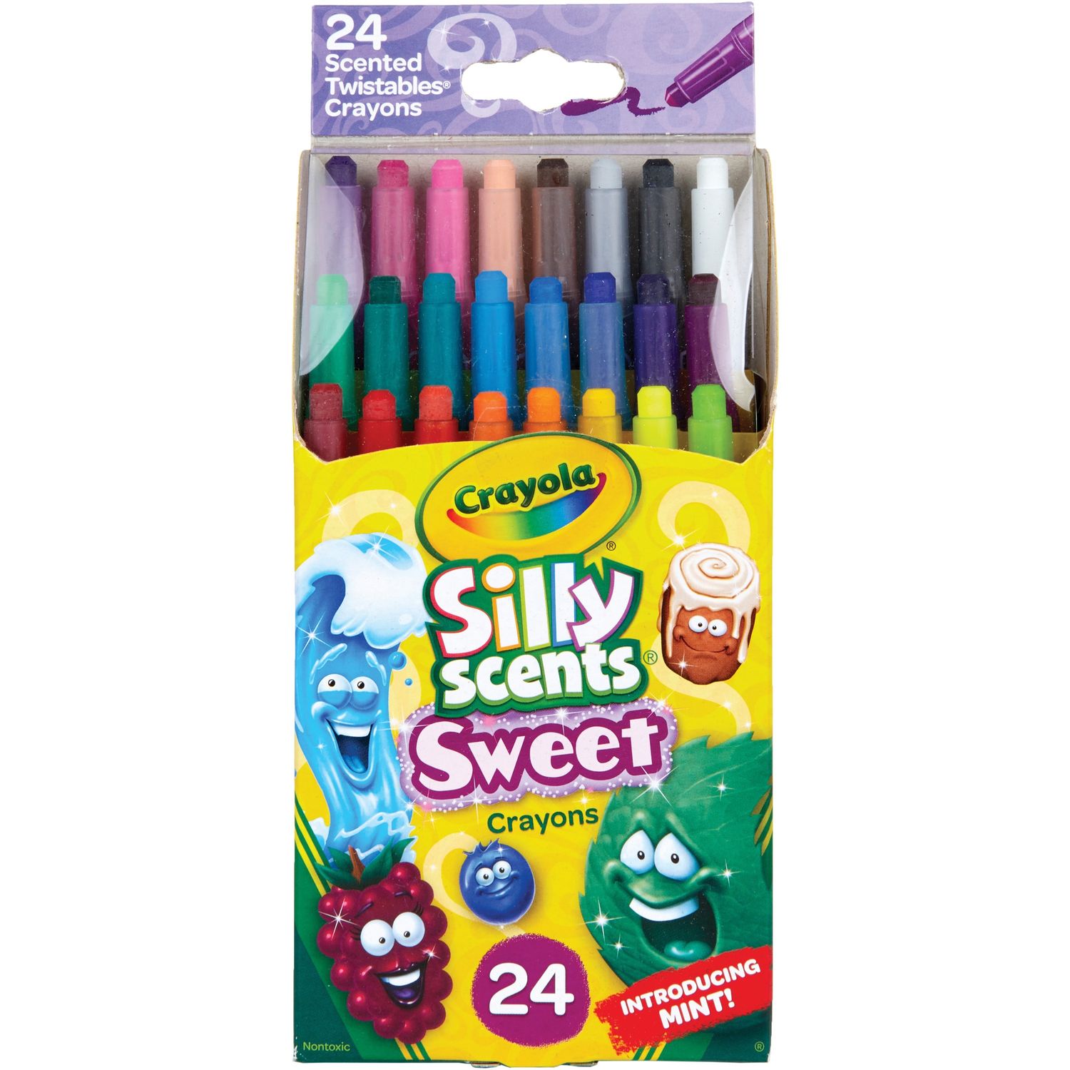 12 Silly Scents Mini Twistables Crayons, Sweet, Crayola.com