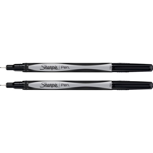 Sharpie Fine Point Pen - Fine Pen Point - Black - 12 / Box