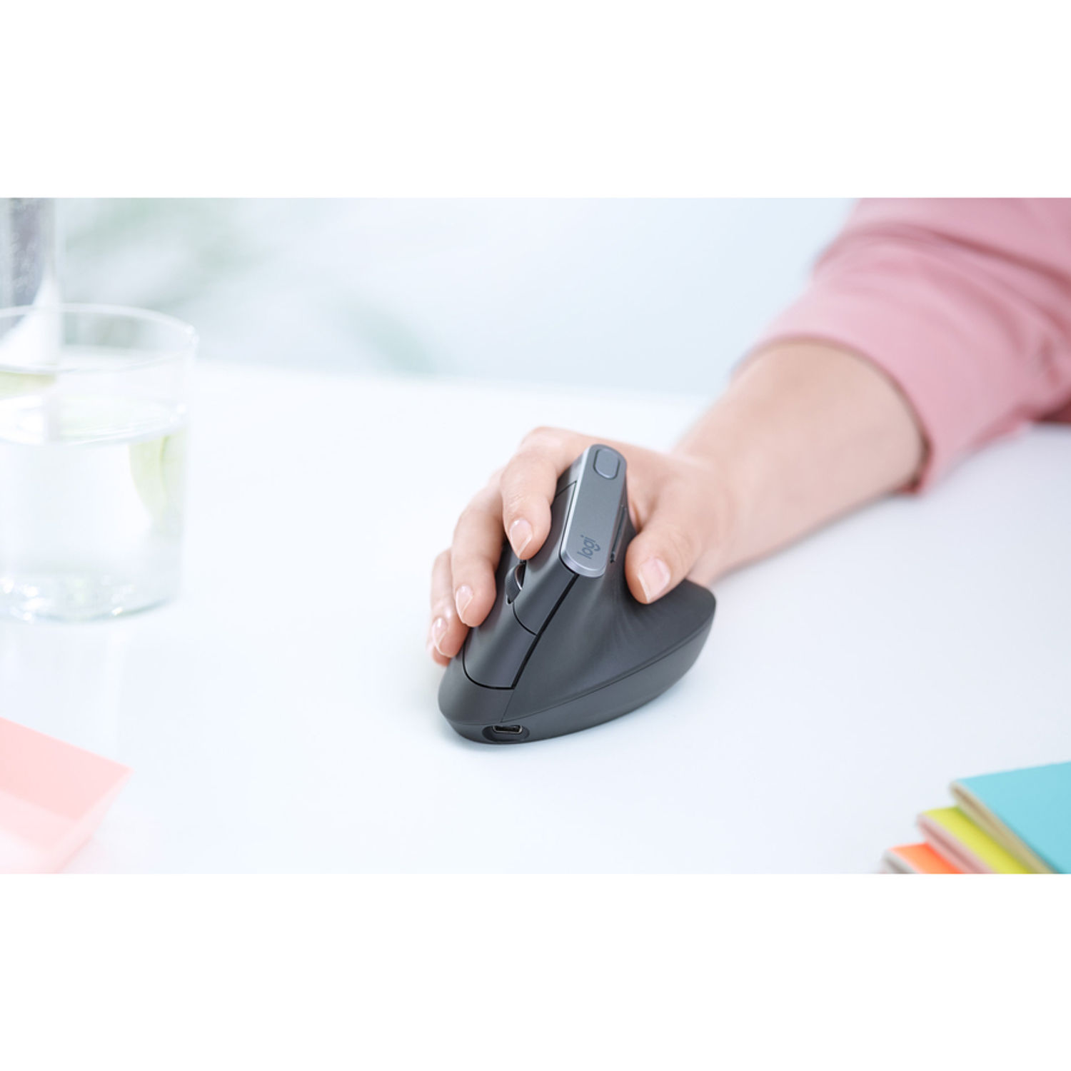 Logitech MX Vertical Advanced Ergonomic Mouse - Optical LOG910005447, LOG  910005447 - Office Supply Hut