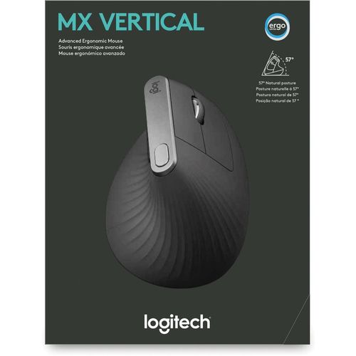 Logitech MX Wireless Vertical Advanced Mouse - Graphite