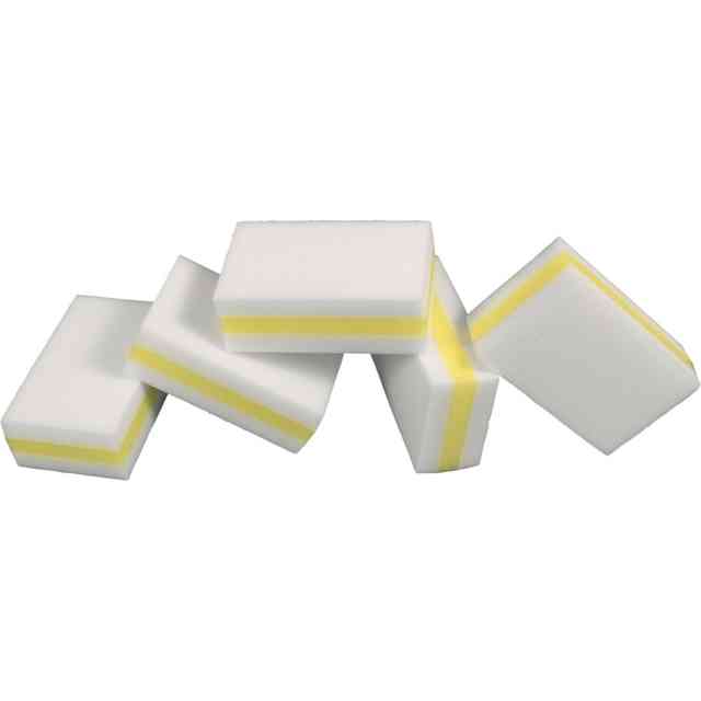 Genuine Joe Dual-Sided Melamine Eraser Amazing Sponges - 4.5 Genuine Joe Dual-Sided Melamine Eraser Amazing Sponges - 4.5