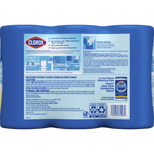 Clorox Disinfecting Bleach Free Cleaning Wipes, Value Pack