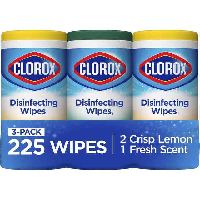 Great Value Disinfecting Wipes, Fresh and Lemon Scent, 225 Wipes 