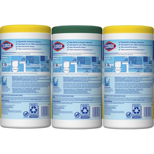 Clorox Disinfecting Bleach Free Cleaning Wipes, Value Pack Crisp  Lemon/Fresh Scent