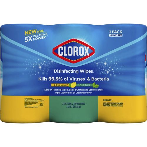 Clorox Disinfecting Wipes, Bleach Free Cleaning Wipes, 75 Wipes