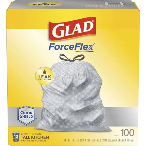 Kitchen ForceFlex Trash Bags Unscented