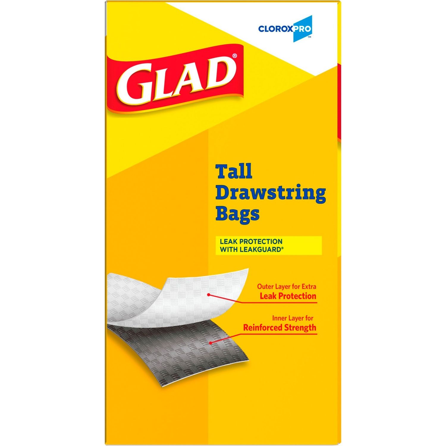 Glad ForceFlex Tall Kitchen Drawstring Trash Bags (78526BD)