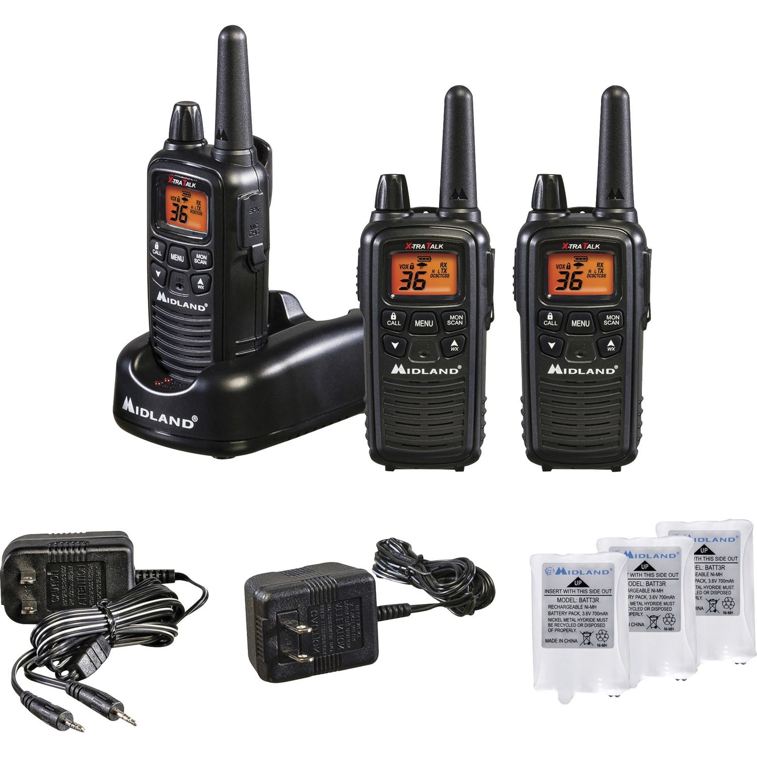 LXT633VP3 Two-Way Radio Three Pack by Midland Radio Corporation  MROLXT633VP3 