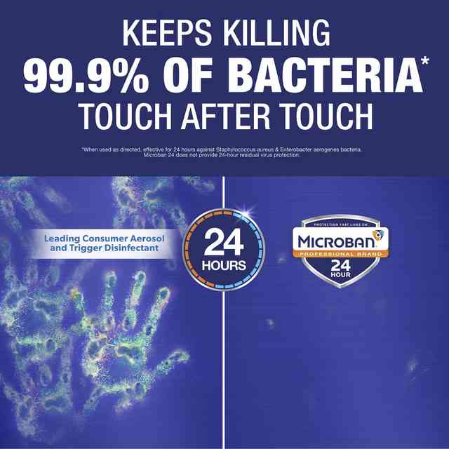 Microban Professional Sanitizing Spray - 15 fl oz (0.5 quart) - Citrus Scent - 6 / Carton - Antimicrobial, Disinfectant - Clear Microban Professional Sanitizing Spray - 15 fl oz (0.5 quart) - Citrus Scent - 6 / Carton - Antimicrobial, Disinfectant - Clear