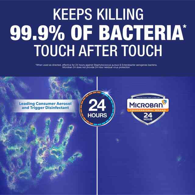 Microban Professional Sanitizing Spray - 15 fl oz (0.5 quart) - Citrus Scent - 6 / Carton - Antimicrobial, Disinfectant - Clear Microban Professional Sanitizing Spray - 15 fl oz (0.5 quart) - Citrus Scent - 6 / Carton - Antimicrobial, Disinfectant - Clear