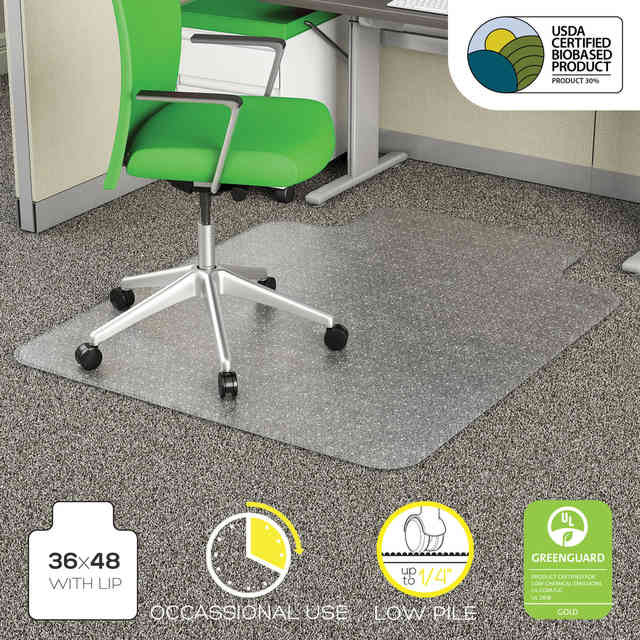 Deflecto EconoMat Chair Mat - Commercial, Carpet - 48 Deflecto EconoMat Chair Mat - Commercial, Carpet - 48