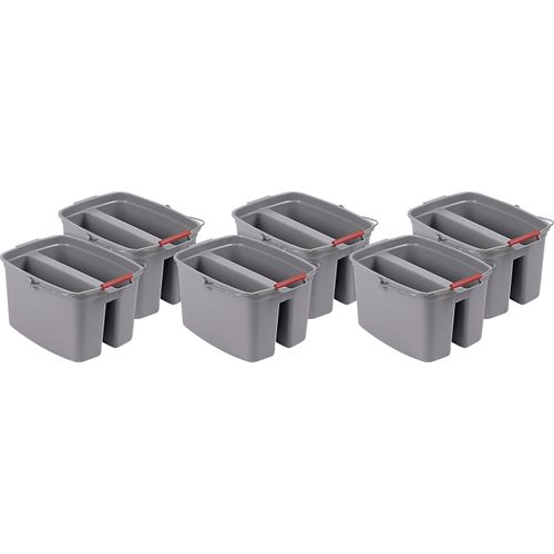 Rubbermaid 19 qt Plastic Double Pail