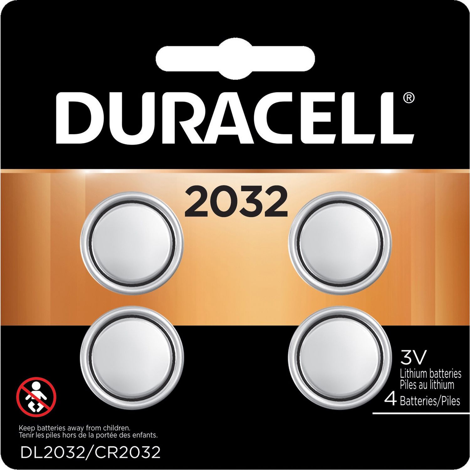 Piles CR2032 3V Duracell
