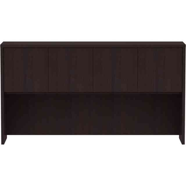 Lorell Essentials Series Stack-on Hutch with Doors - 66 Lorell Essentials Series Stack-on Hutch with Doors - 66