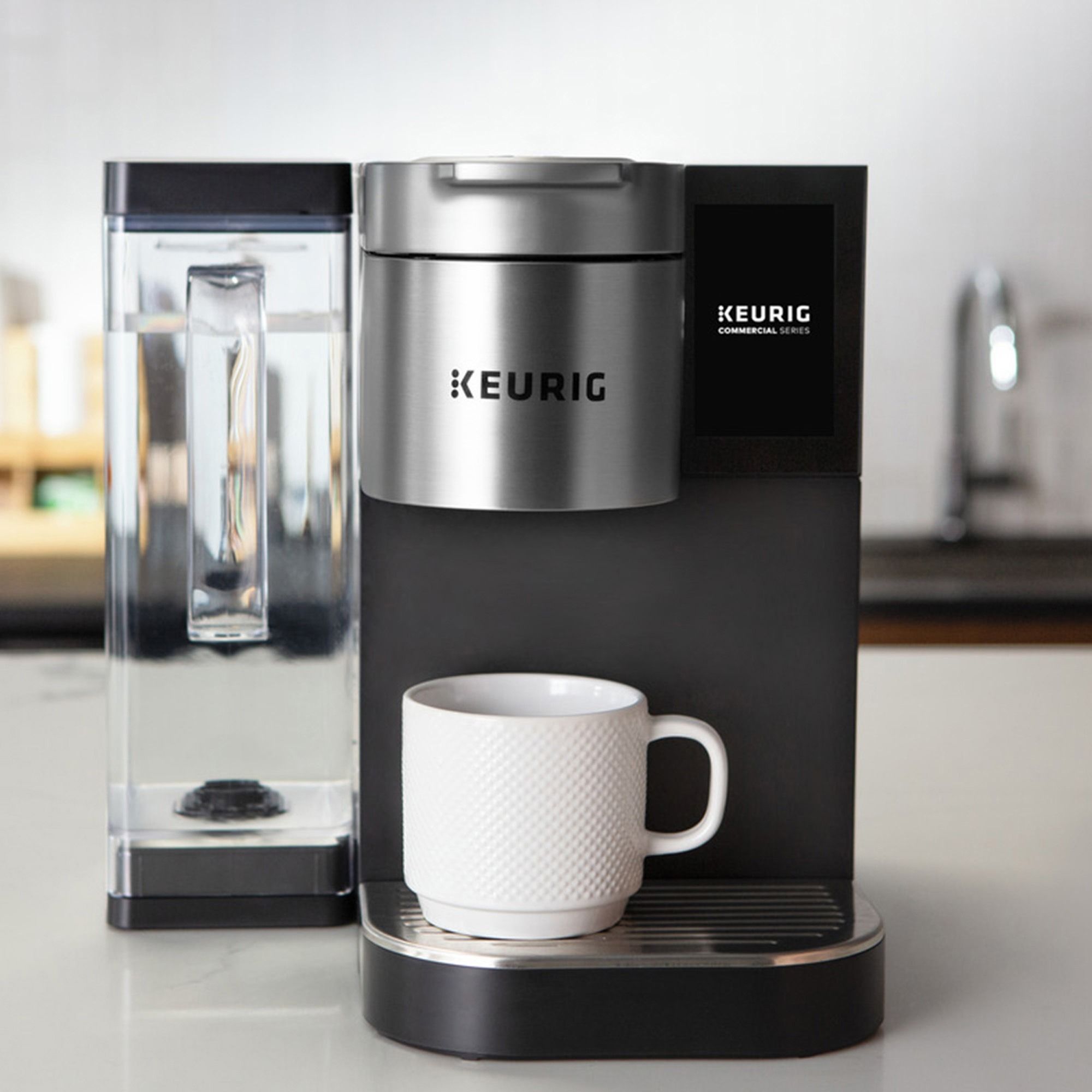 Programmable keurig top coffee maker