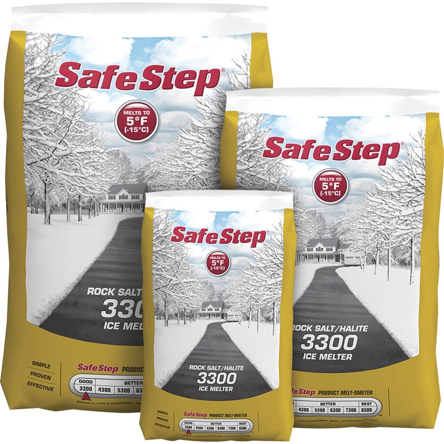 Safe Step 50 lb. 3300 Rock Salt Ice Melter