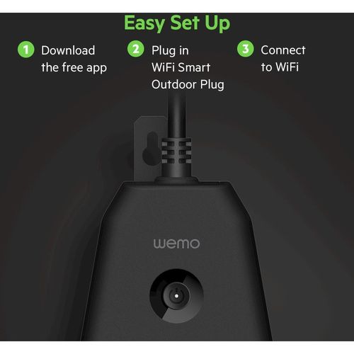 Belkin Wemo WiFi Smart Outdoor Plug Weather-resistant wireless