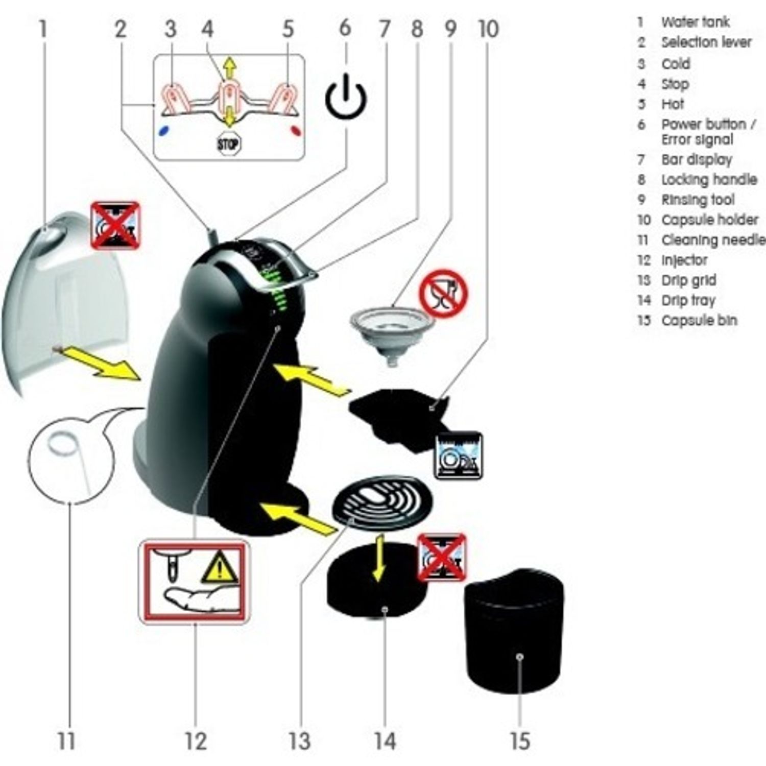 Distributeur Mural DolceGusto 88N