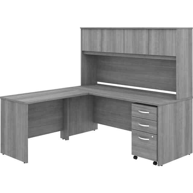 Bush Business Furniture Studio C 72W x 30D Office Desk with Hutch and Mobile File Cabinet - 72 Bush Business Furniture Studio C 72W x 30D Office Desk with Hutch and Mobile File Cabinet - 72