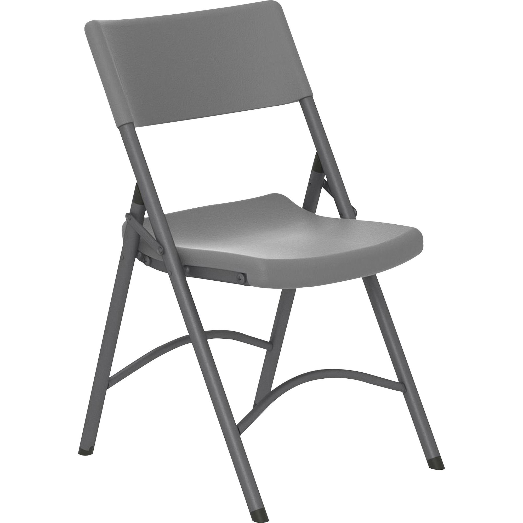 Zown Classic Commercial Resin Folding Chair, Gray Seat, Gray Back, Gray Steel, High Density Resin, High-density Polyethylene (HDPE) Frame, Four-legged Zown Classic Commercial Resin Folding Chair, Gray Seat, Gray Back, Gray Steel, High Density Resin, High-density Polyethylene (HDPE) Frame, Four-legged