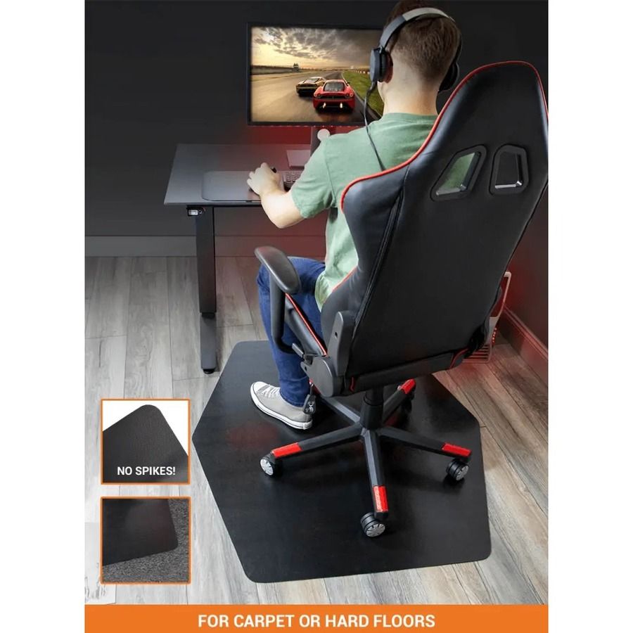 Ultimate Game Zone Chair Mat Medium Pile Carpet Hard Floor 46
