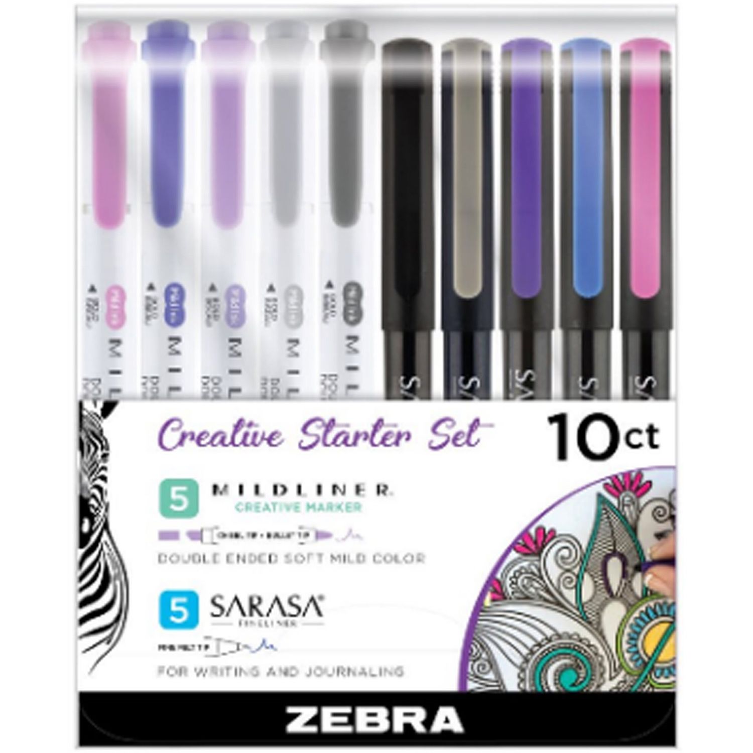 Zebra Journaling Gift Set