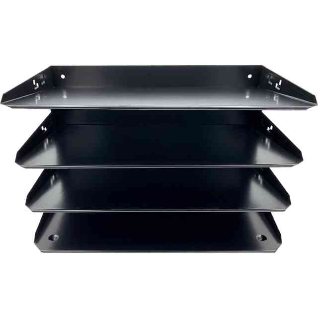 Huron Horizontal Slots Desk Organizer - 4 Compartment(s) - Horizontal - 15 Huron Horizontal Slots Desk Organizer - 4 Compartment(s) - Horizontal - 15