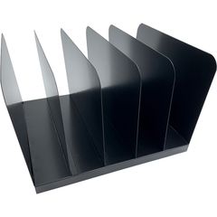 STEELMASTER by MMF Industries - Desktop Vertical Organizer, Five Sections, Steel, 12 x 11 x 8 1/8, Black, Sold as 1 EA STEELMASTER by MMF Industries - Desktop Vertical Organizer, Five Sections, Steel, 12 x 11 x 8 1/8, Black, Sold as 1 EA