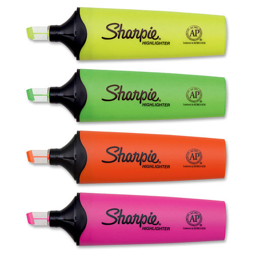 Sharpie Clearview Highlighter Assorted 4-Pack