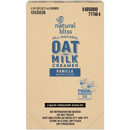Natural Bliss Oatmilk Creamers by Coffee mate® NES71748CT