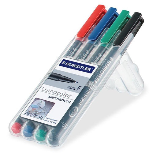 Staedtler Blue Fine Point 3-Pen Set