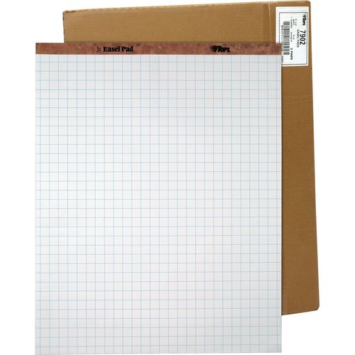 TOPS Horizontal Ruled Easel Pads - 50 Sheets - Stapled/Glued - 15