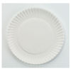 AJMPP6GREWH - White Paper Plates, 6" dia, 100/Pack, 10 Packs/Carton