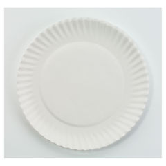 AJM Packaging Green Label Economy 9 Paper Plates, White