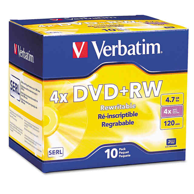 Buy DVD+R Matt Silver, Verbatim DVD Recordable & Rewritable Discs