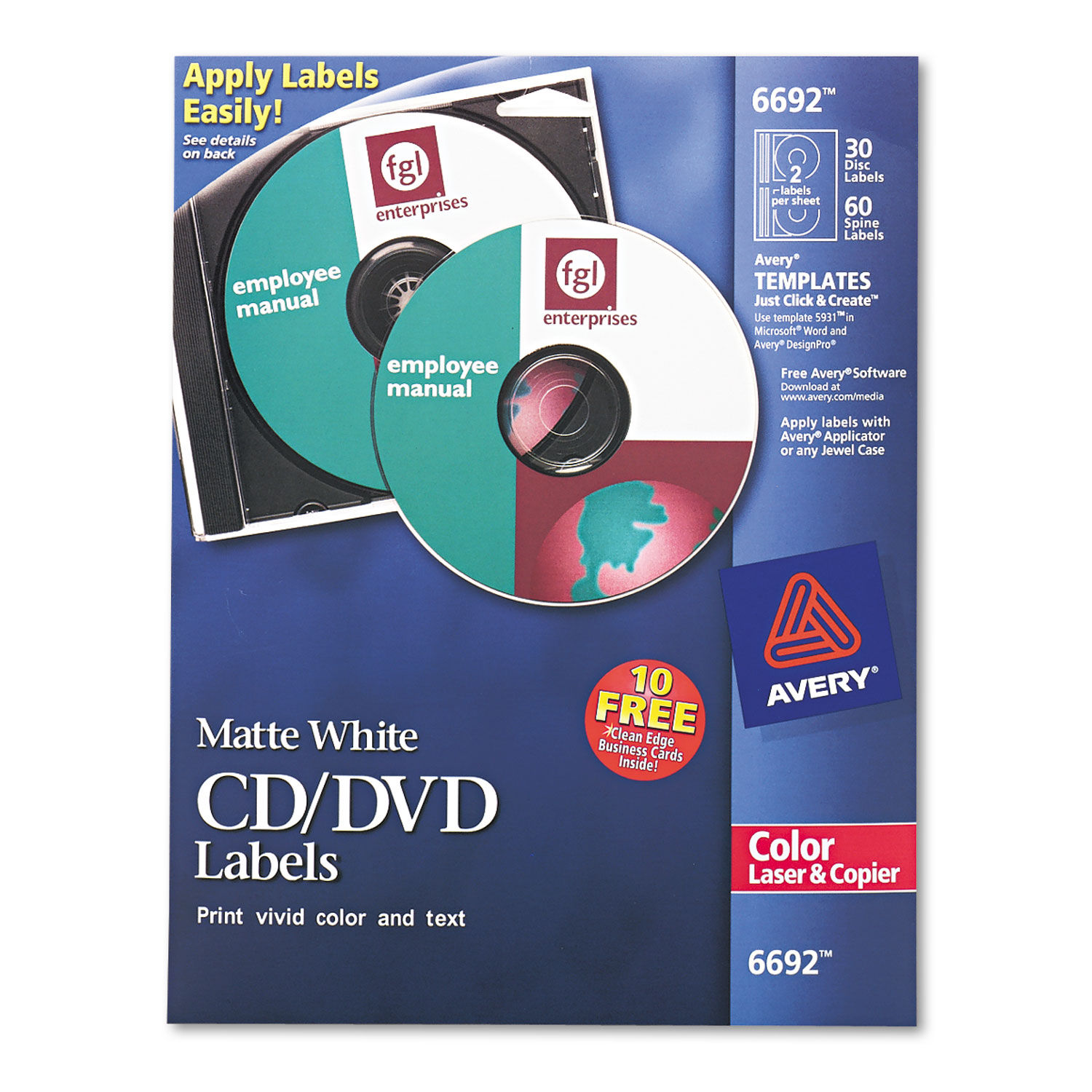 ULINE CD-R Disks - Silver Lacquer - Pack of 100 - S-10392